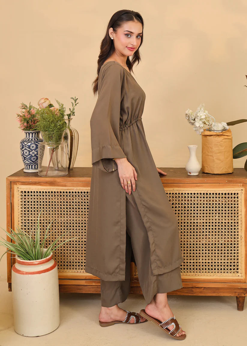 Olive Drawstring Set